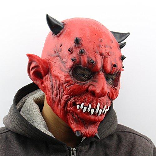 Energypower ハロウィン パーティー用マスク 赤鬼 悪魔 超リアルマスク 怖いです 宇宙人 サタン デーモン 牛魔 A B075wxy8hf イニペル86ヤフー店 通販 Yahoo ショッピング