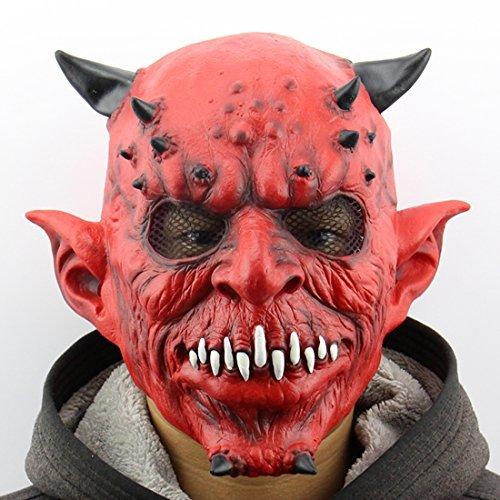 Energypower ハロウィン パーティー用マスク 赤鬼 悪魔 超リアルマスク 怖いです 宇宙人 サタン デーモン 牛魔 A B075wxy8hf イニペル86ヤフー店 通販 Yahoo ショッピング