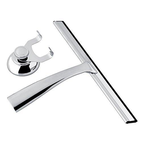 当店限定販売 ガラスワイパー 水切りワイパー スクイジー 吸盤付き ステンレス製 窓掃除 結露の水滴取り 車用 掃除プロ用ツール シルバー 梅雨 ガラスワイパー スクイジー Www Truckproffs Se