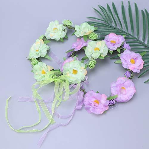 高い素材 ヘアアクセサリー Frcolor Frcolor 花冠 ヘッドドレス お花の冠 花嫁 花かんむり 髪飾り ヘアアクセサリー 結婚式 ヘア花輪 写真撮影 発表会 演奏会 6個セット 混色 Www Threeriversofs Com