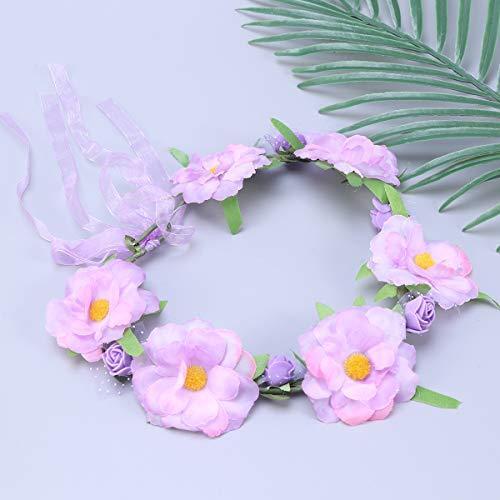 高い素材 ヘアアクセサリー Frcolor Frcolor 花冠 ヘッドドレス お花の冠 花嫁 花かんむり 髪飾り ヘアアクセサリー 結婚式 ヘア花輪 写真撮影 発表会 演奏会 6個セット 混色 Www Threeriversofs Com