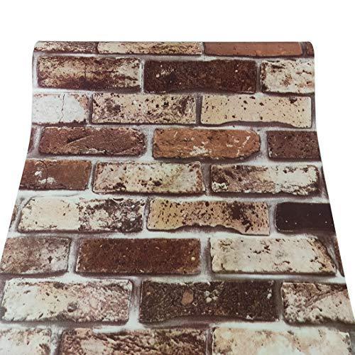 壁紙 レンガ ３d風 壁紙 シール レンガ模様 簡単貼り付け 防水タイプ リフォーム リノベーションに 45cm 3m A B07v3j2lp5 イニペル86ヤフー店 通販 Yahoo ショッピング