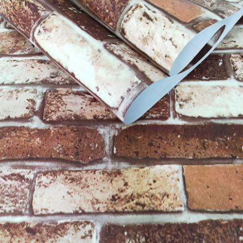 壁紙 レンガ ３d風 壁紙 シール レンガ模様 簡単貼り付け 防水タイプ リフォーム リノベーションに 45cm 3m A B07v3j2lp5 イニペル86ヤフー店 通販 Yahoo ショッピング