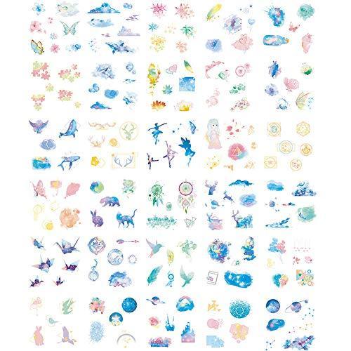 Tafly 手帳デコるミニ天空雲シール スケジュール季節千羽鶴シール手紙日記家計簿ステッカー 50枚 A B081zmf95b 1124 イニペル86ヤフー店 通販 Yahoo ショッピング