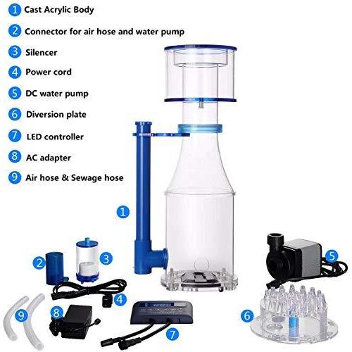 DCポンプ搭載 プロテインスキマー WS-150 泡