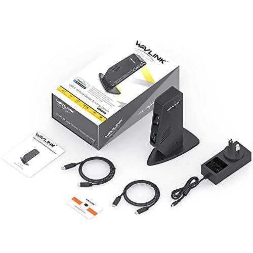 【新品同様 / 希少】 WAVLINK ドッキングステーション type c/usb ハブ type-c/4K出力/2xHDMIポート/2xDPポート/デュアル4K出力/シングル5K 出力/ 【2150575674】(11038円)