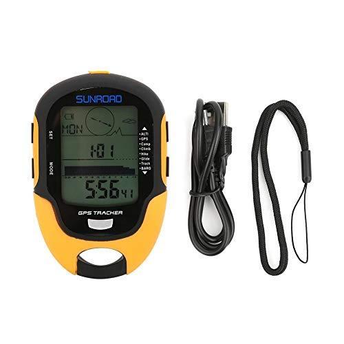 気圧計 GPS電子高度計 温度計 デジタル IPX4防水 コンパス 湿度表示 