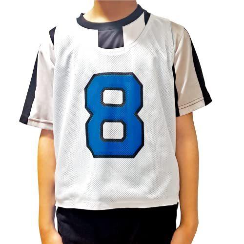 【日本未発売】 ATHLETIC MART ジュニア用ビブス(リバーシブル) 4〜15番 裏表前後ろ番号あり 12枚セット[収納メッシュバッグ付][グリ 【W2584465264】(13265円)