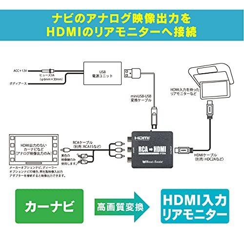 ビートソニック HDMI to RCA 変換コンバーター IF25A HDMIからアナログ 