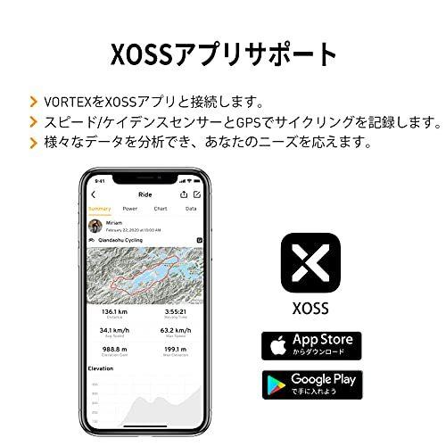 XOSS G+ GPS サイコン VORTEXスピード ケイデンスセンサーセット