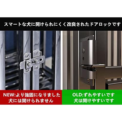 匿名配送 ペットケージ カゴ ドッグクレート 大型犬 中型犬 トイレ ノイズ防止 4輪 錆びにくい 亜鉛メッキ (125*95*110cm) 4日以内に届きます 【B4364026375】(22399円)