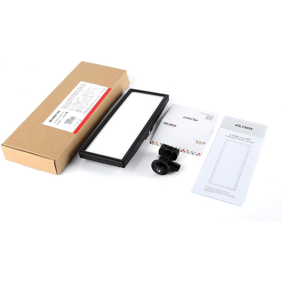 VILTROX L132T LEDビデオライト 撮影ライト 超薄型 写真撮影用補助灯