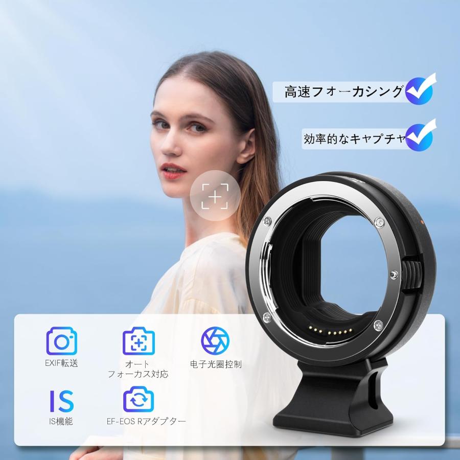 改良バージョン】JJC EF-EOSR レンズマウントアダプター Canon 改良バージョン】JJC EF-EOSR レンズマウントアダプター Canon