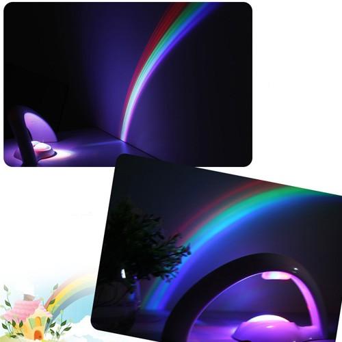 （在庫限り）虹を作る 虹色LEDプロジェクターライト（レインボー投影ランプ）プラネタリウムのように虹を映す rainbow