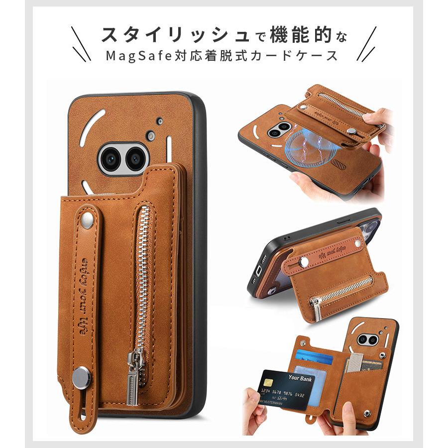 Nothing Phone 2Aケース magsafe対応 (2a)ケース 着脱式カードケース