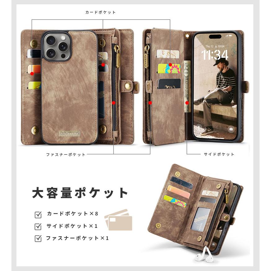 iPhoneケース マグネット着脱式 iphone 16 15 14 13 12 11 pro Plus Pro max 13 mini iPhoneX XR Xs XsMax カバー 手帳型ケースProiPhone SE 爆買 |  | 03