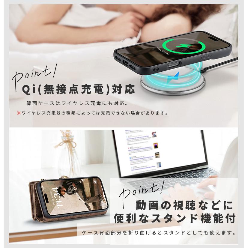 iPhoneケース マグネット着脱式 iphone 16 15 14 13 12 11 pro Plus Pro max 13 mini iPhoneX XR Xs XsMax カバー 手帳型ケースProiPhone SE 爆買 |  | 06