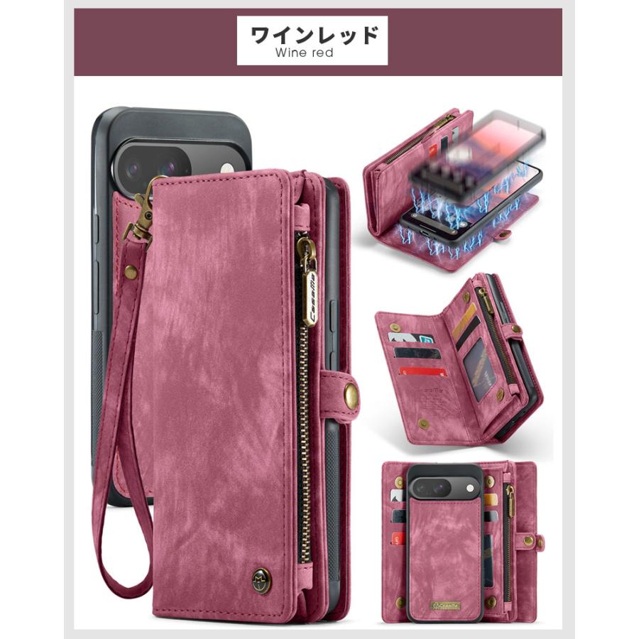 スマホケース Google Pixel 9 手帳型ケース google pixel 9 pro xl ケース 2in1 手帳ケース 分離式 グーグル pixel 9 pro カバー マグネット着脱式 爆買 |  | 10