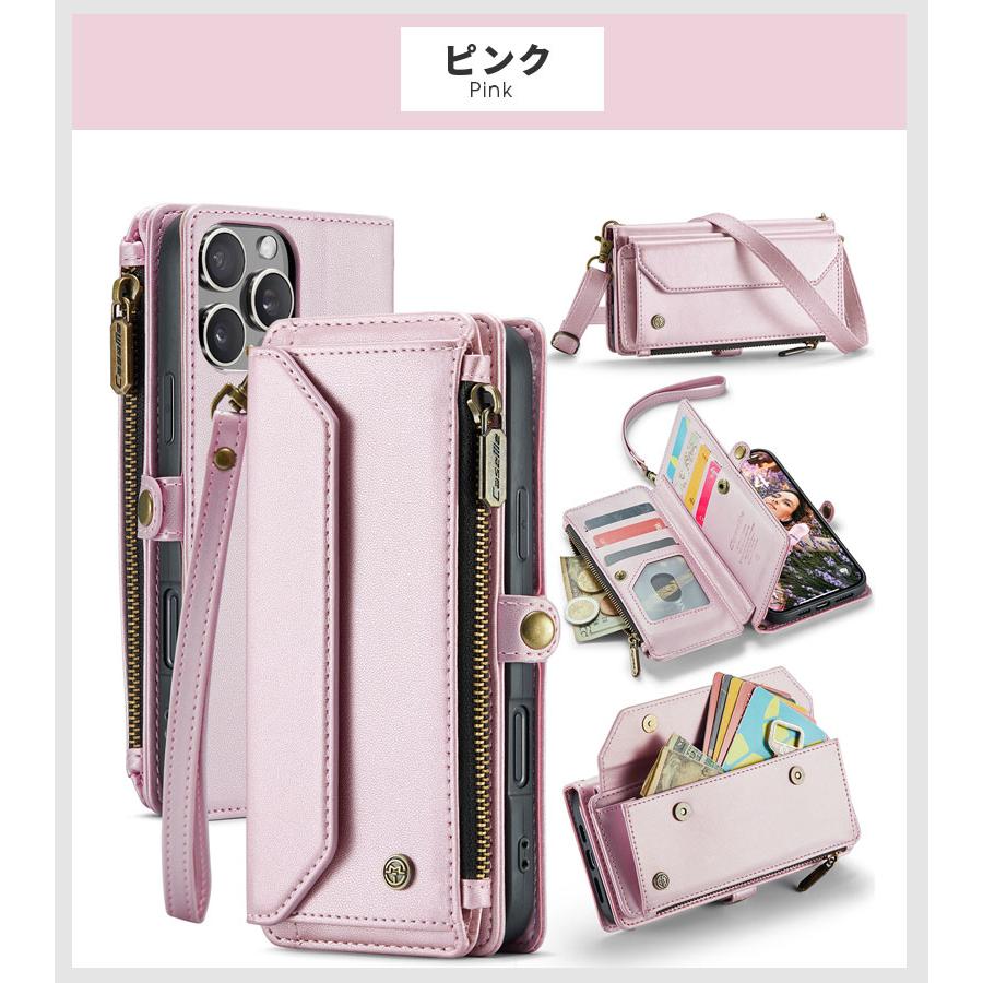 iPhoneケース ファスナー スマホショルダー iphone 16 15 14 13 12 11 pro Plus Pro max 13 mini iPhoneX XR Xs XsMax カバー iPhone 16 Pro 爆買 |  | 11