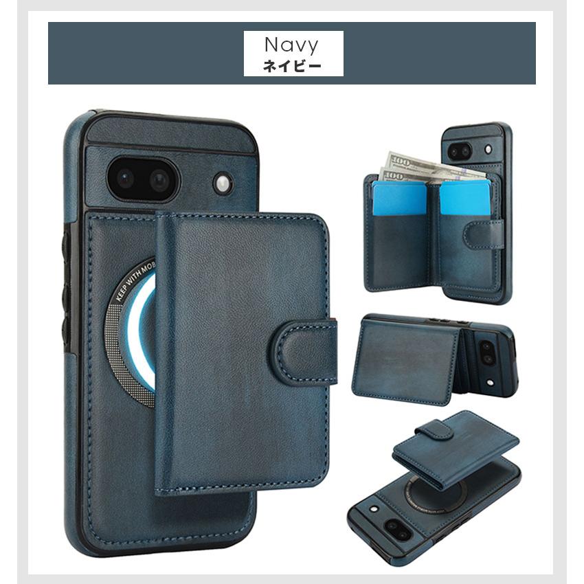 Magsafe対応 ワイヤレス充電 google pixel 8a ケース 2i n1 着脱式