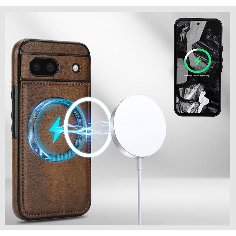 Magsafe対応 ワイヤレス充電 google pixel 8a ケース 背面タイプ