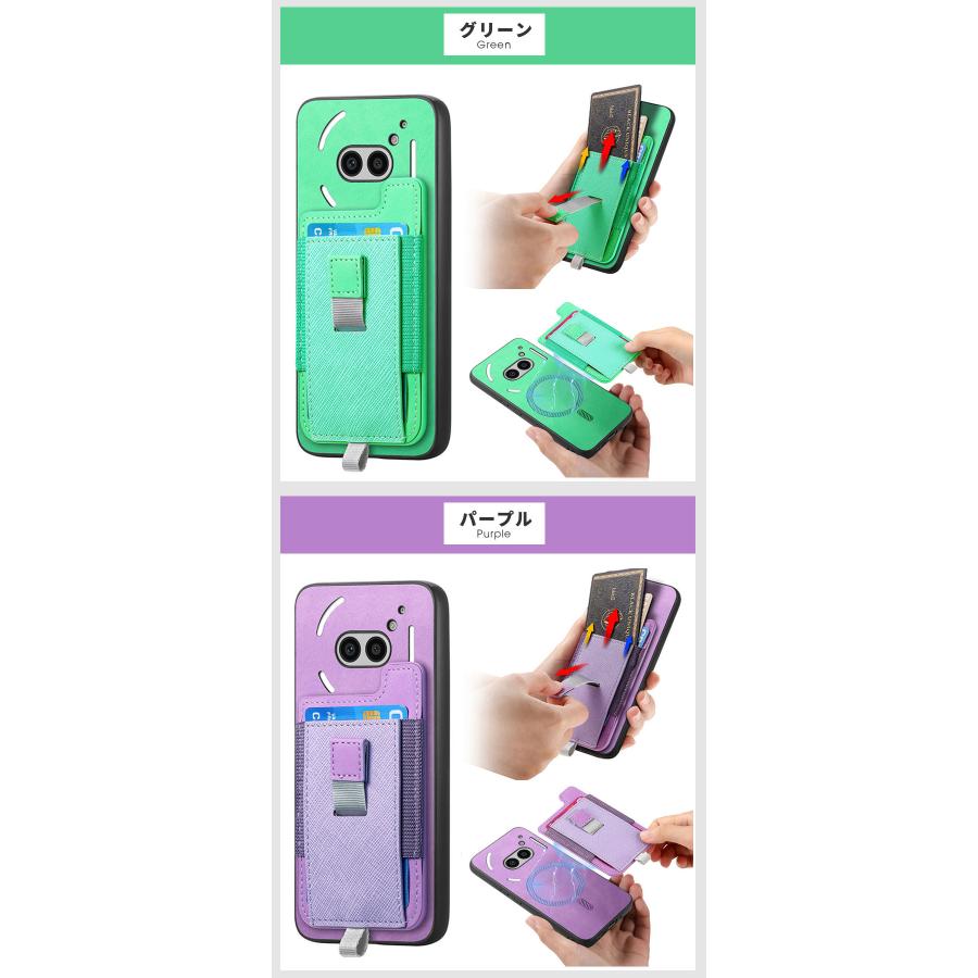 Nothing Phone 2Aケース magsafe対応 (2a)ケース 着脱式カードケース