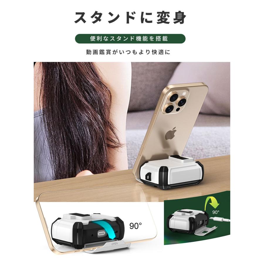 AirPods Pro 3 ケース 第3世代 カラビナ付 紛失防止 Airpods pro 自動