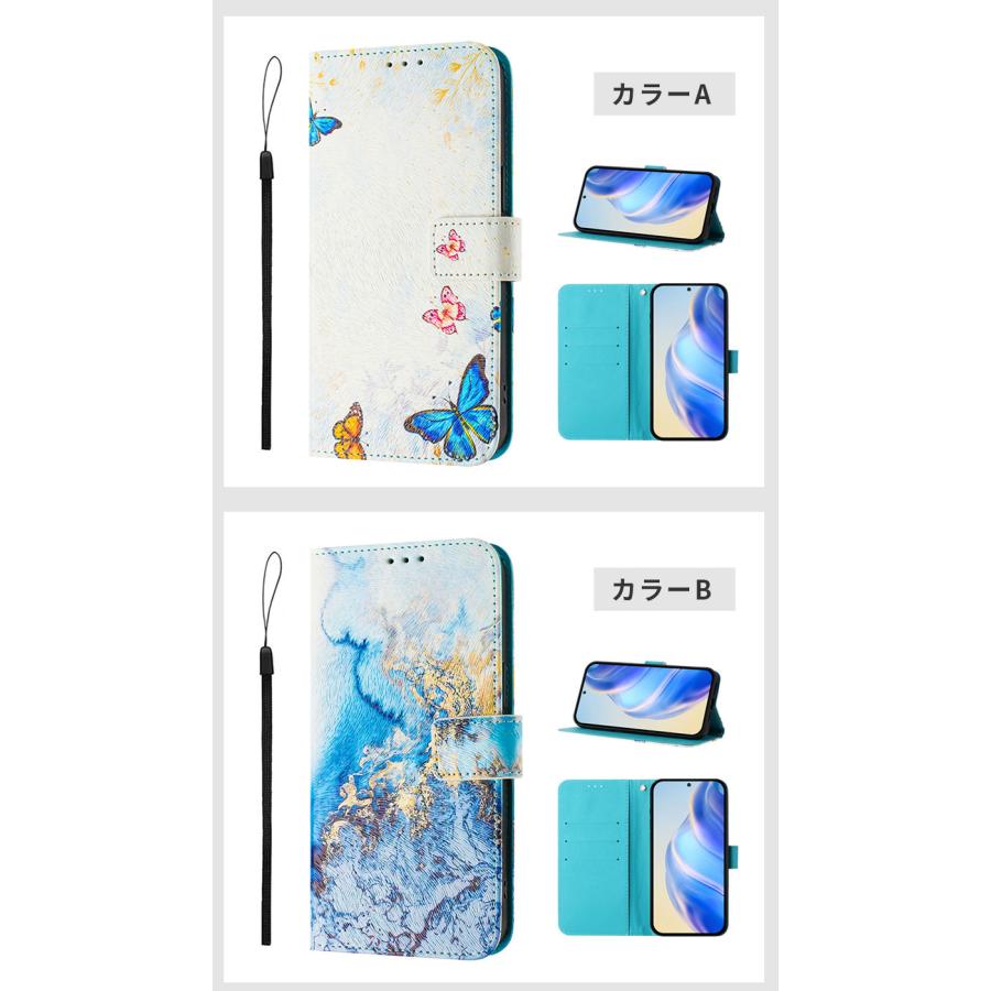 スマホケース OPPO A5 5Gケース 手帳型 A5xケース 絵画柄 アート柄