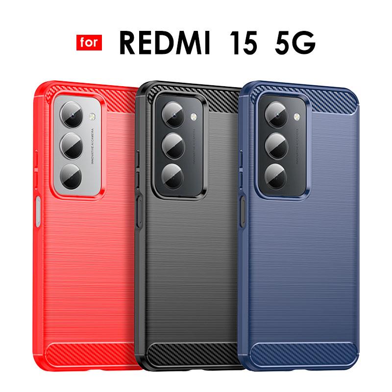 スマホケース REDMI 15 5Gケース カーボン調 Redmi 5G ケース 超極薄