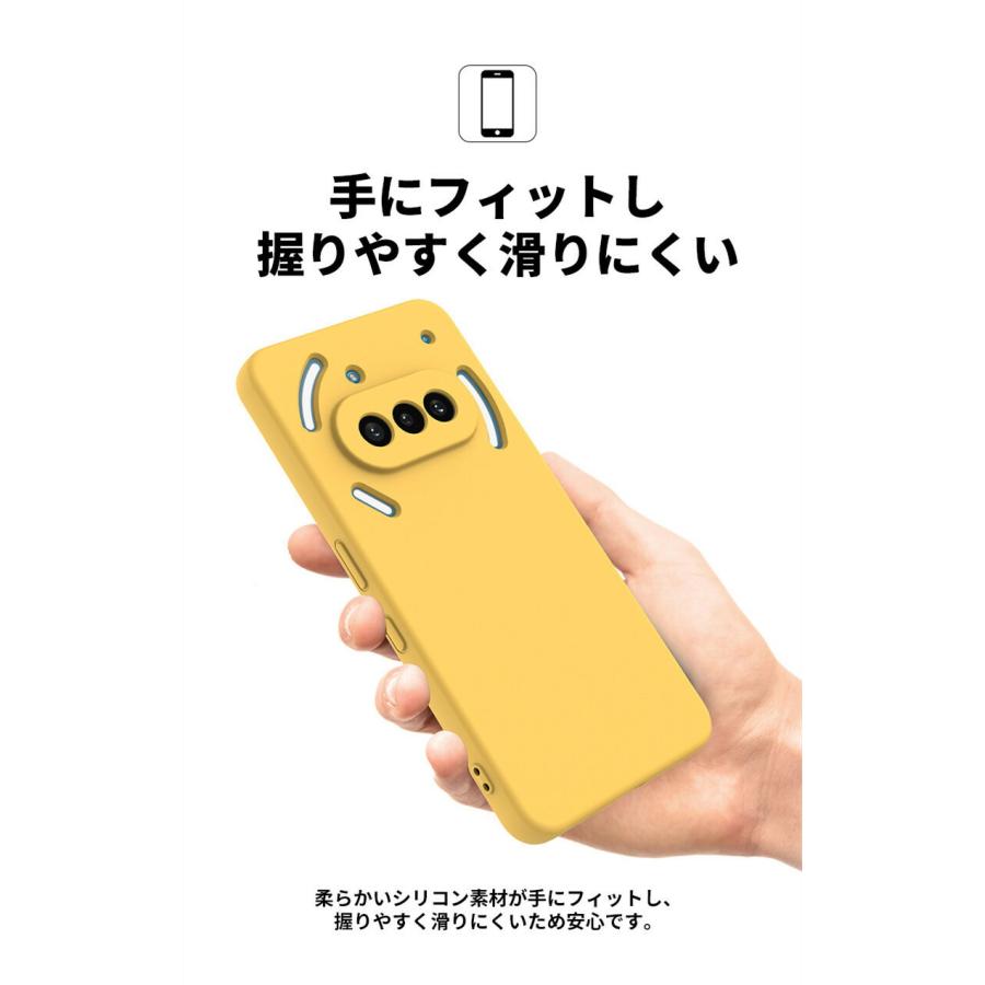 Nothing Phone 3a ケース シリコン ソフトカバー シリコンケース