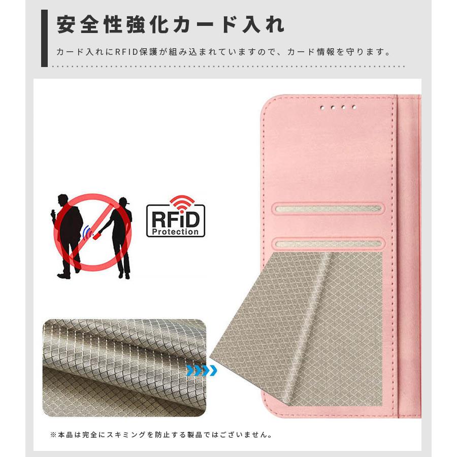 スマホケース かんたんスマホ4ケース 手帳型 A402ZT ケース マグネット