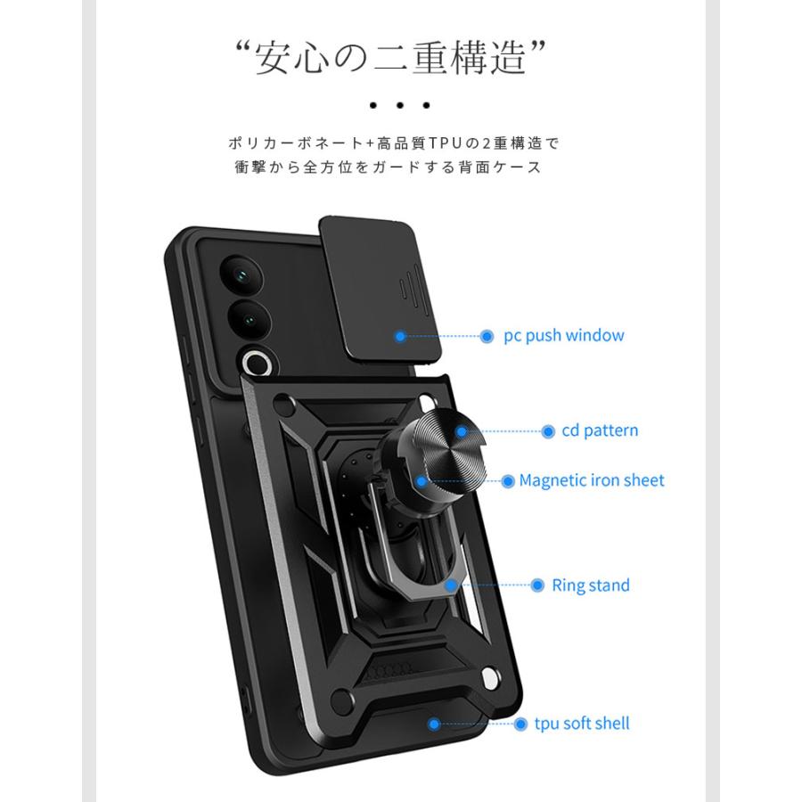 スマホケース OPPO A3 5Gケース スライド式 レンズ保護 A5 5G ケース
