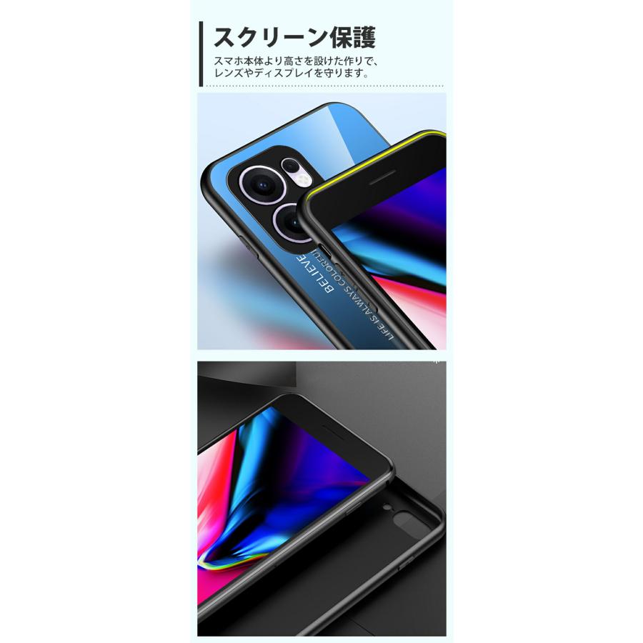背面強化ガラス】OPPO Reno13 A ケース 可愛い 耐衝撃 OPPO Reno 13A