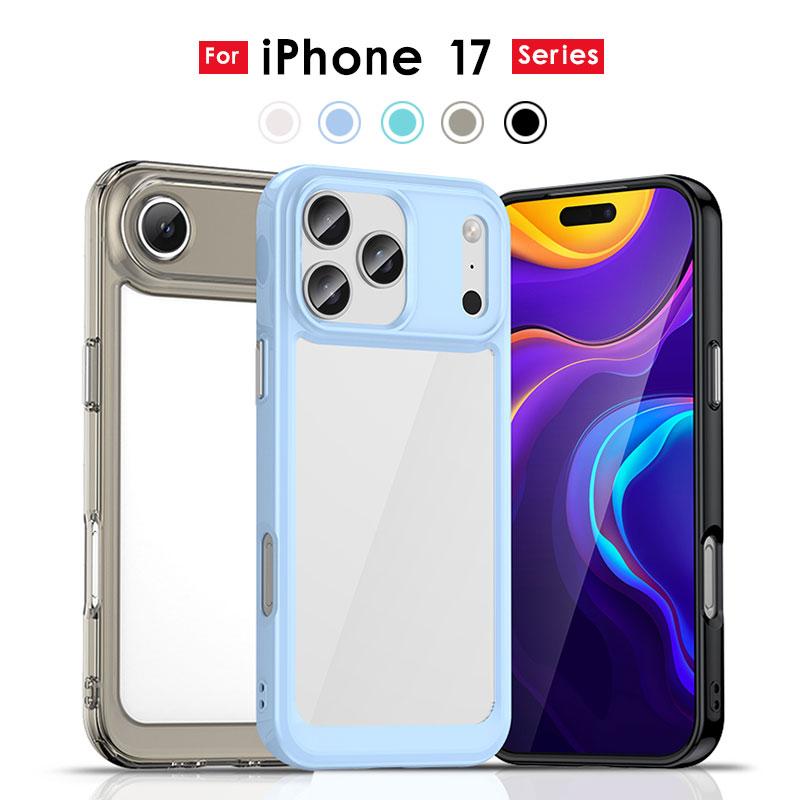 スマホケース iPhone 17ケース クリア 透明 Airケース 滑り防止 17 pro