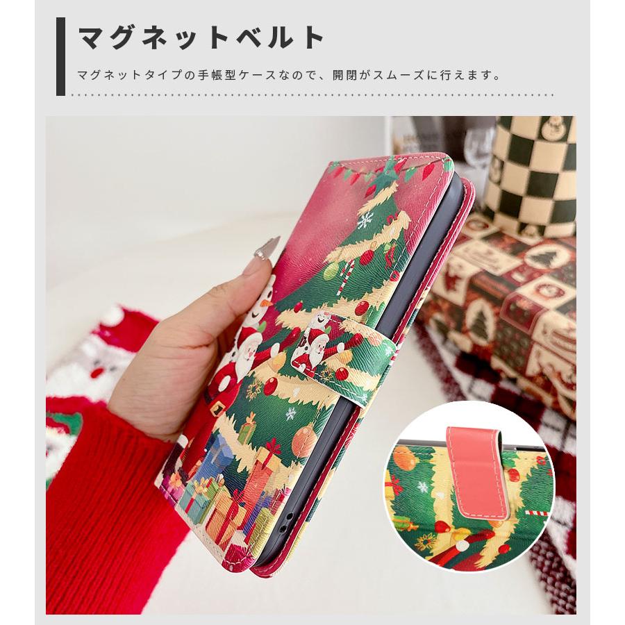 スマホケース moto g66j 5Gケース 手帳型 g66y クリスマス Moto G66J