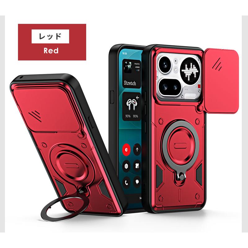 Nothing Phone (4a) 本体 ほぼ新品 ケース2個付き スマホケース Nothing Phone (4a)ケース 360° 回転リング付き (4a) Pro