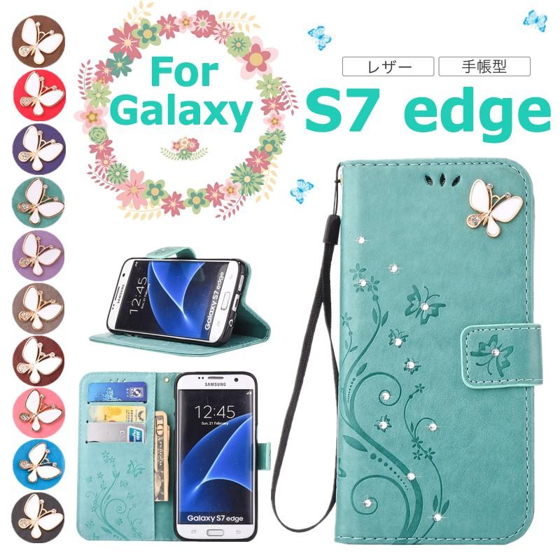 Galaxy S7 Edge 手帳ケース 可愛い花柄 蝶柄 Galaxy S7 Edge Sc 02h ケース 手帳galaxy S7 Edge Scv33 ケース Dm Wy Dh 5e23 4 イニシャル K 通販 Yahoo ショッピング
