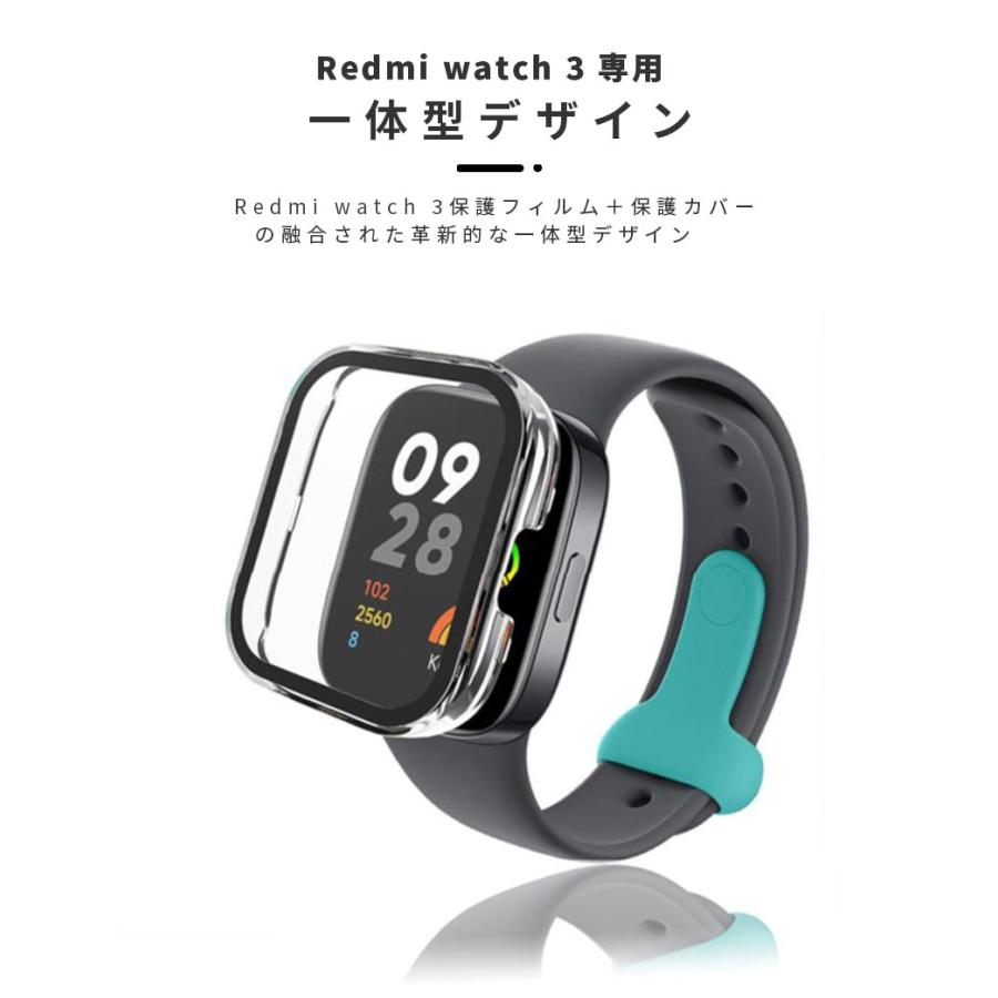 Xiaomi Redmi watch 3 ケース カバー ガラスフィルム+PCフレーム redmi 