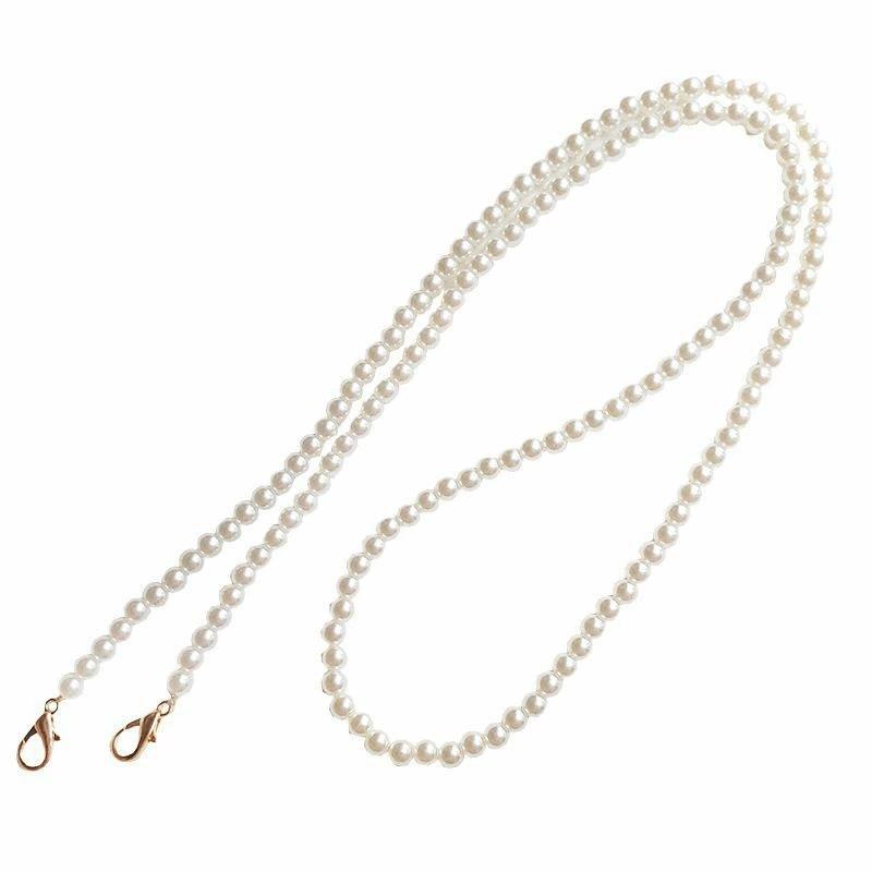 パールストラップ パールチェーン 120cm 肩掛けチェーン ストラップ 交換用チェーン アクセサリーパーツ 可愛い見た目 優れた耐久性 使いやすい 爆買 |  | 06