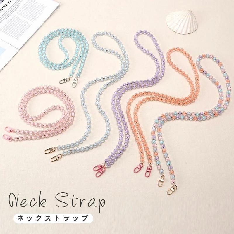 スマホストラップ ショルダー ストラップ スマホ首掛け ins風 アクリル
