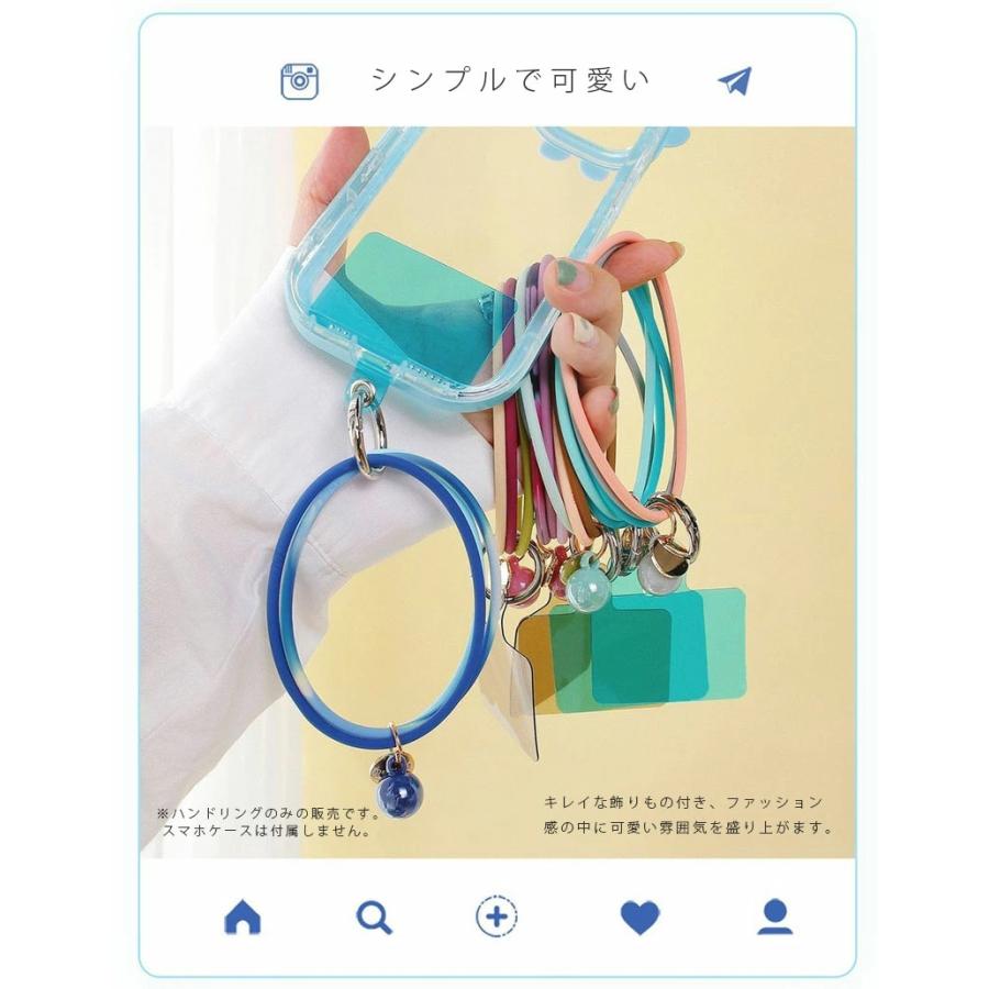 スマホリストストラップ 手首 スマホ ハンドリング ハンドストラップ  