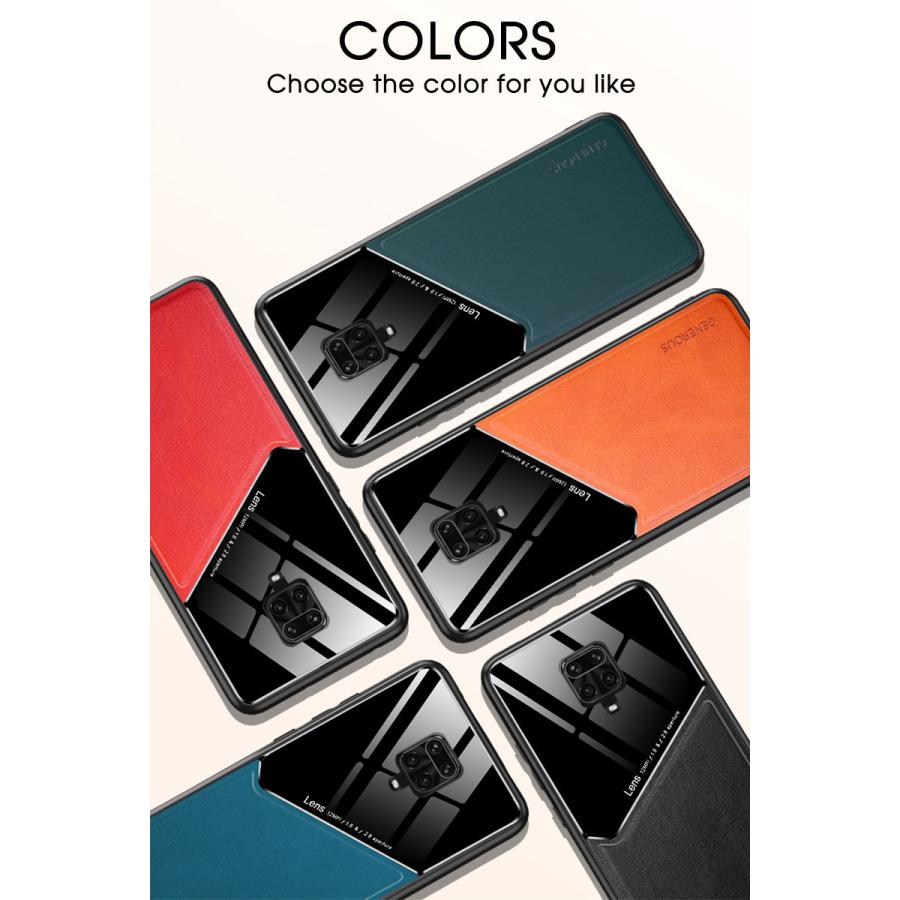 Xiaomi(シャオミ)simフリー　Redmi Note 9s ㌜とガラス付 XiaoMi Redmi Note 9S ケース 強化ガラス シャオミ 小米