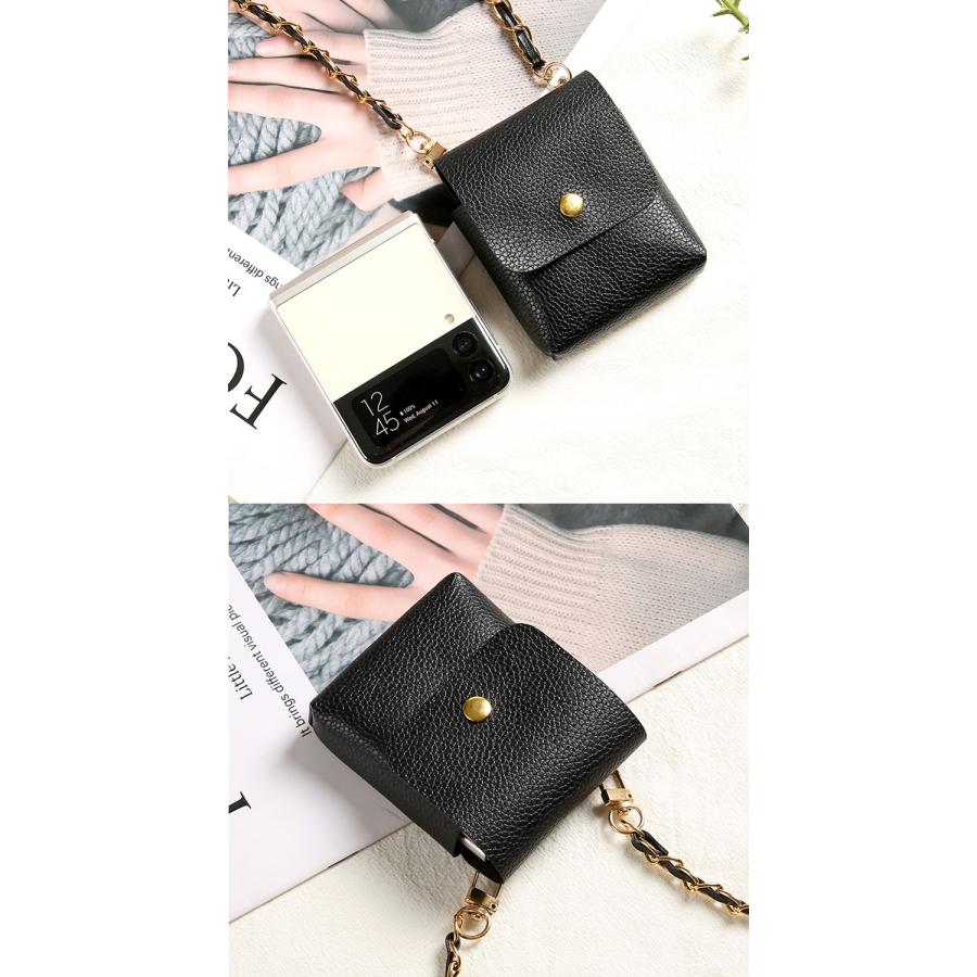 きょん　ポーチ Galaxy Z Flip4 5G Flip3 SCG12 SC-54B ケース ポーチ 可愛い