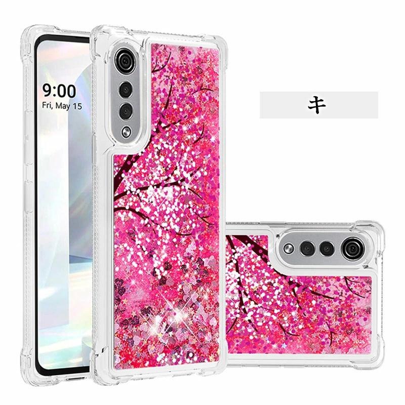 スマートフォンカバー LG VELVET L-52aケース 流れ エルジー