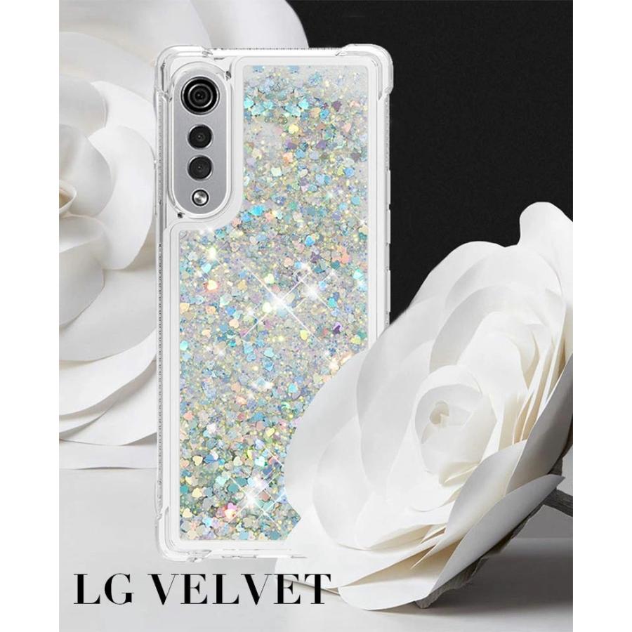 スマートフォンカバー LG VELVET L-52aケース 流れ エルジー ベルベットカバー おしゃれ lg velvet l-52aケース 可愛い ドコモ L-52Aケース キズ防止 LG  ケース｜initial-k｜02