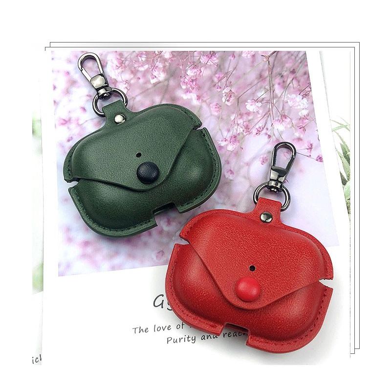 Air Pods Pro ケース puレザー AirPods Case カバー カラビナ