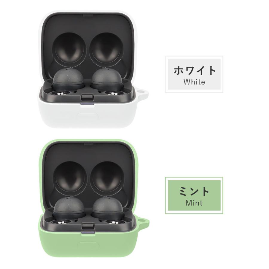 Sony LinkBuds WF-L900 イヤホン収納 TPUケース カラビナ付き WF