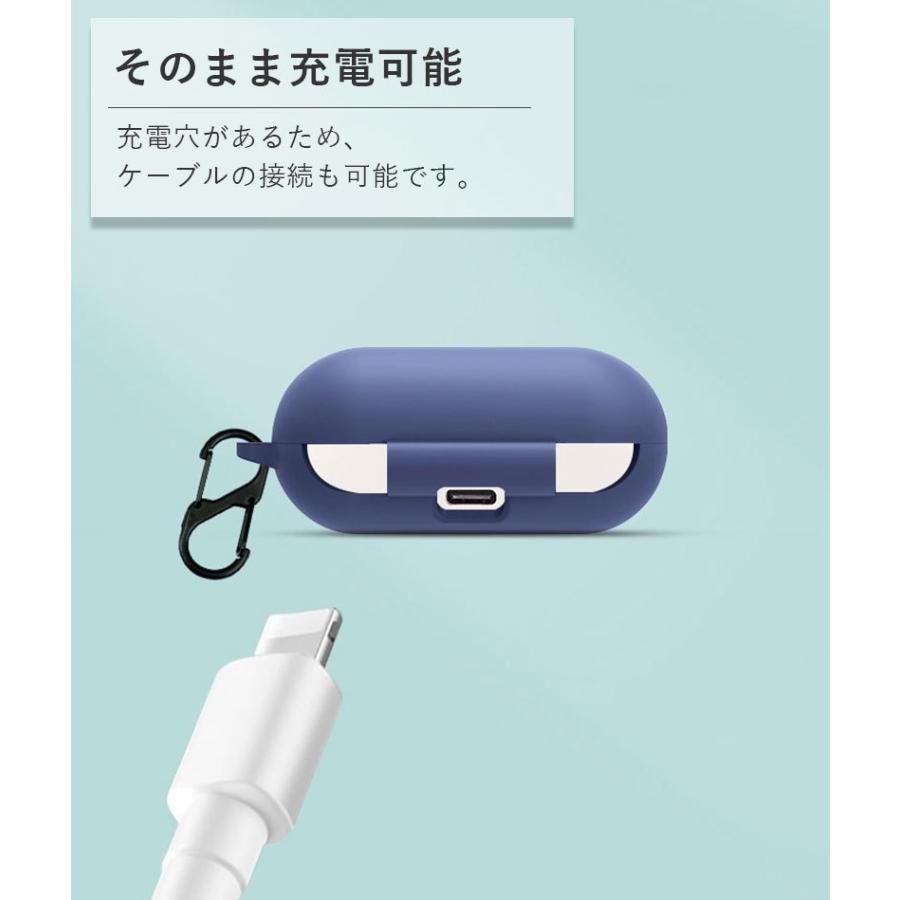 Sony WF-C500 イヤホン収納 TPUケース カラビナ付き wf-C500カバー