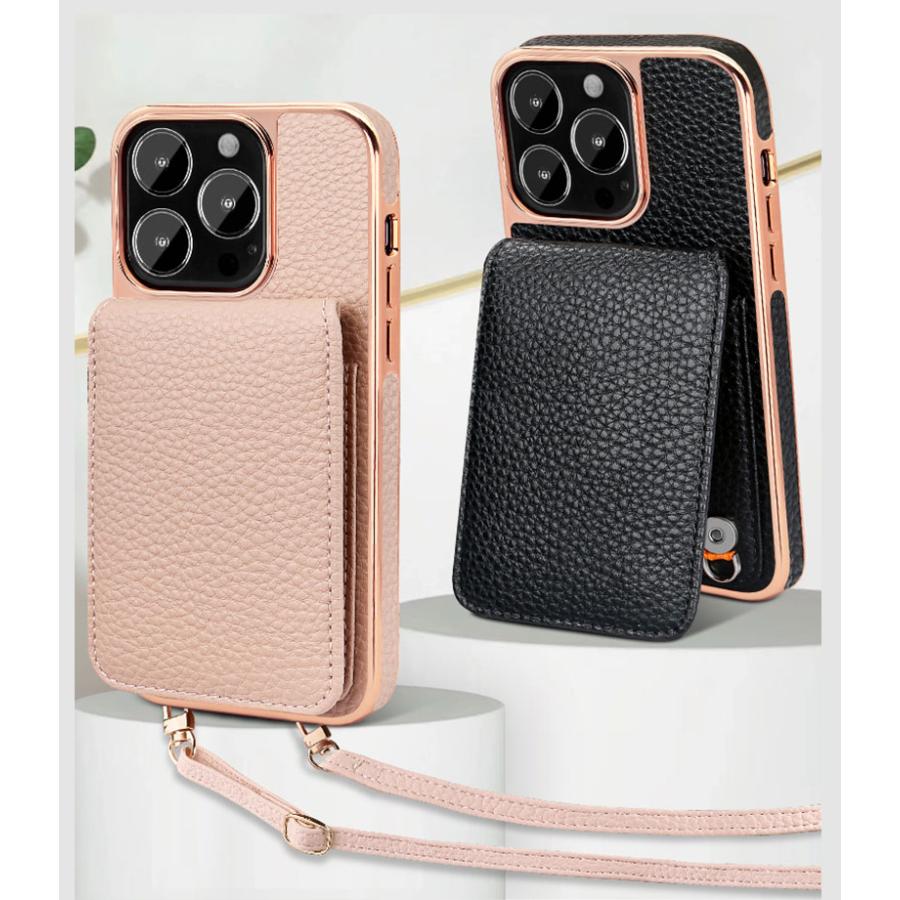 【B Y L】ショルダーストラップ付スマホケース/iPhone14 Pro Max Amazon | shinyle スマホケース ショルダー いphone14 ケース
