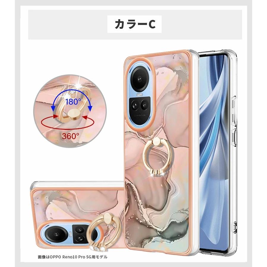 スマホケース OPPO Reno10 Pro 5G ケース OPPO A54 5Gケース リング付き スタンド oppo reno10 pro 5g ケース 保護バンパー オッポ リノ レノ｜initial-k｜17